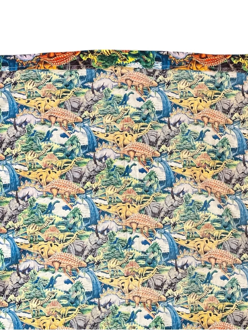 Vintage Y2K Dinosaur Uncut Cloth AOP Design! So cool! Fast shipping